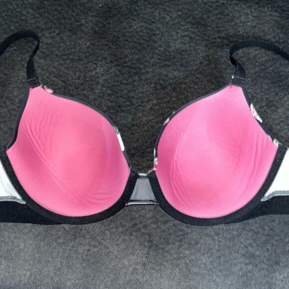 PINK Victoria's Secret Wear Everywhere T-Shirt Bra Lightly Lined Underwire 32DD - Picture 9 of 12